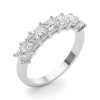 White Gold Seven-Stone Princess Diamond Wedding Ring (1.00 ct.tw.)