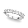 White Gold Nine-Stone Princess Diamond Wedding Ring (1.00 ct.tw.)