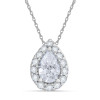 Pear Halo Diamond Pendant (1.00 ct.tw.)