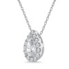 Pear Halo Diamond Pendant (1.00 ct.tw.)