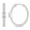 Center Emerald Fancy Hoop (1.00 ct.tw)