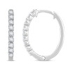 20mm Linear Hinged Hoop (0.50 ct.tw)