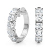 White Gold Diamond Hoops (2.00 ct.tw.)