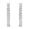 White Gold Diamond Hoops (1.10 ct.tw.)