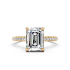 Emerald-Cut Hidden Halo Engagement Ring (2.32 cttw)