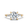 Round Brilliant & Tapered Baguette Three-Stone Ring (2.24 cttw)