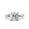 Cushion-Cut & Tapered Baguette Three-Stone Ring (2.1 cttw)