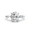 Oval Brilliant & Tapered Baguette Three-Stone Ring (2.24 cttw)