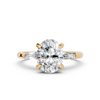 Oval Brilliant & Tapered Baguette Three-Stone Ring (2.24 cttw)