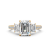 Triple Emerald-Cut Pavé Anniversary Ring (2.36 cttw)
