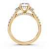 Triple Emerald-Cut Pavé Anniversary Ring (2.36 cttw)
