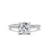 Round Brilliant Pavé Solitaire Engagement Ring (1.16 cttw)