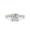 Round Brilliant Pavé Solitaire Engagement Ring (1.16 cttw)