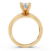 Vintage-Inspired Milgrain Round Diamond Engagement Ring (1.33 cttw)