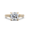 Cushion-Cut Diamond Twisted Vine Engagement Ring (2.28 cttw)