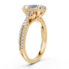 Emerald-Cut Diamond Criss-Cross Engagement Ring (2.28 cttw)