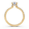 Classic Hidden Halo Round Diamond Engagement Ring (1.35 cttw)