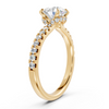Classic Hidden Halo Round Diamond Engagement Ring (1.35 cttw)