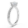 Classic Hidden Halo Round Diamond Engagement Ring (1.35 cttw)