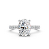 Oval-Cut Diamond Hidden Halo Engagement Ring (2.48 cttw)