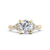 Cluster Side-Stone Round Diamond Engagement Ring (1.84 cttw)
