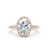 Oval Halo Engagement Ring with Pavé Accents (2.38 cttw)