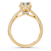 Emerald Halo Engagement Ring with Pavé Accents (2.37 cttw)