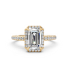Emerald Halo Engagement Ring with Pavé Accents (2.37 cttw)