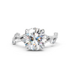 Round Nature-Inspired Vine Engagement Ring with Marquise Accents (2.31 cttw)