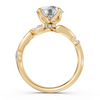 Round Nature-Inspired Vine Engagement Ring with Marquise Accents (2.31 cttw)