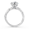 Round Nature-Inspired Vine Engagement Ring with Marquise Accents (2.31 cttw)