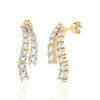 Double Wavy Drop Earrings (1.25 ct.tw.)