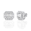Emerald Halo Stud Earrings (2.00 ct.tw.)
