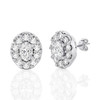 Oval Halo Stud Earrings (1.00 ct.tw.)
