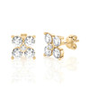Flower Petal Stud Earrings (1.00 ct.tw.)