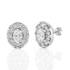Oval Halo Stud Earrings (2.00 ct.tw.)