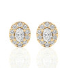 Oval Halo Stud Earrings (2.00 ct.tw.)