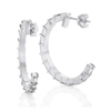 C-Hoops Baguettes Earrings (0.75 ct.tw.)
