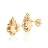 Pear Shape Halo Stud Earrings (1.10 ct.tw.)