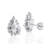 Pear Shape Halo Stud Earrings (2.00 ct.tw.)