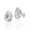 Pear Shape Halo Stud Earrings (1.00 ct.tw.)