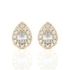 Pear Shape Halo Stud Earrings (1.00 ct.tw.)