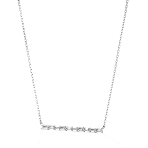 Diamond Bar Necklace  (0.40 cttw)