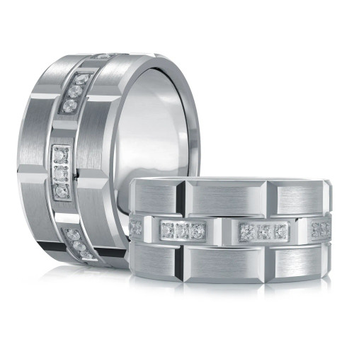 14K White Gold 11mm Diamond Ring (0.40 ct.tw.)