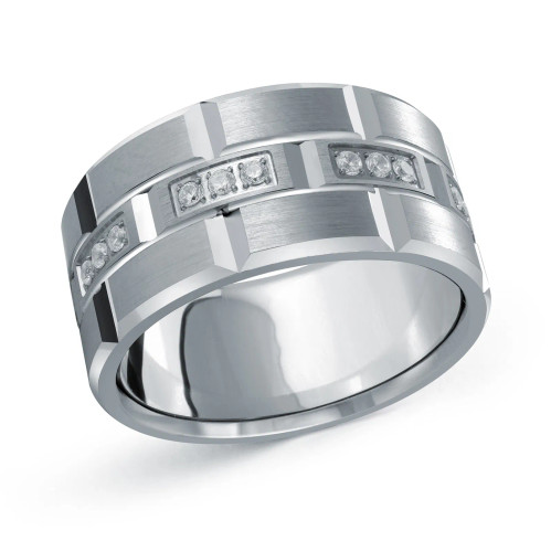 14K White Gold 11mm Diamond Ring (0.40 ct.tw.)