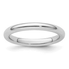 Platinum 2.5mm Comfort Fit Band