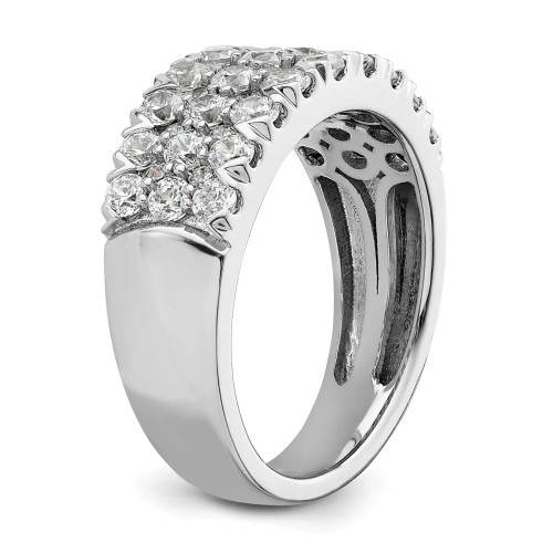Three-Row Lab-Grown Diamond Wedding Band (1.49 ct.tw.)