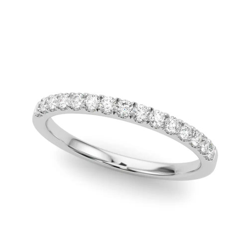 White Gold Half Way Around Diamond Wedding Ring (0.25 ct.tw.)