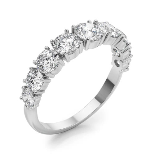 White Gold Nine-Stone Diamond Wedding Ring (1.75 ct.tw.)