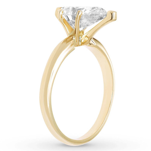 Pear Diamond Solitaire Ring (3.00 ct.tw)